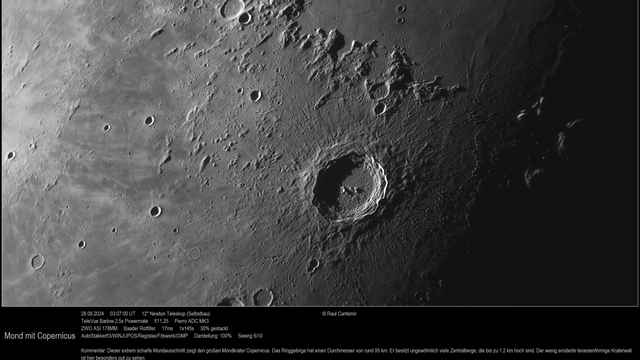 Mond mit Copernicus