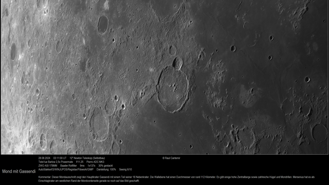 Mond mit Gassendi