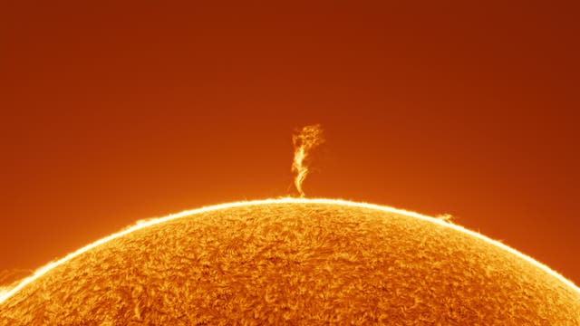 Große Protuberanz auf der Sonne