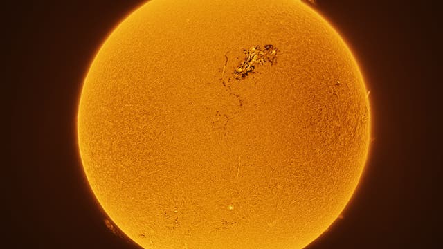 Gigantischer Sonnenfleck am 9. Mai 2024