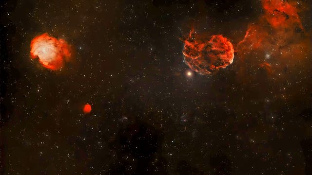 Weitffeld IC 443,IC 444, NGC 2174, M 35, NGC 2158, SH2- 247
