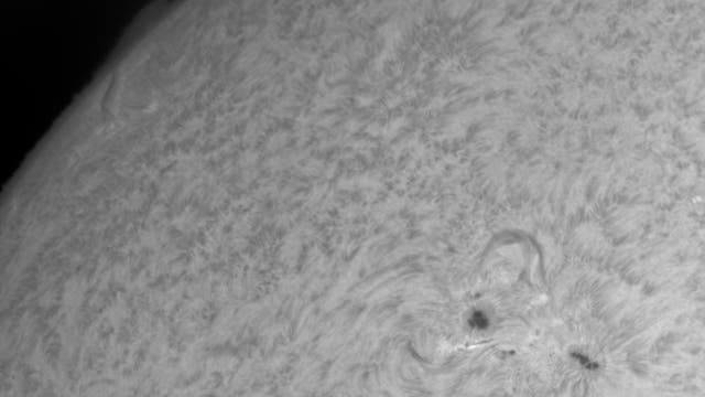 Ostersonne mit Protuberanzen