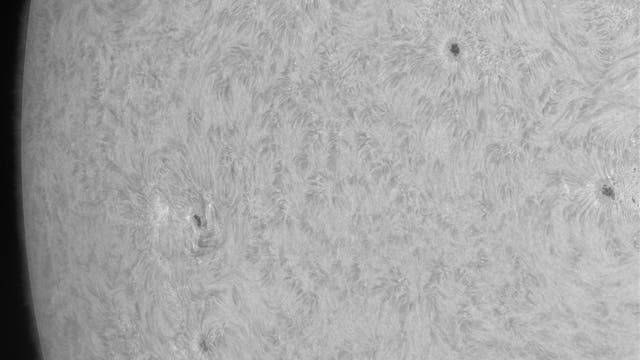 Aktiver Osten der Sonne am 9. August