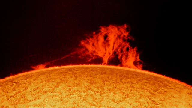 Es gibt sie noch: die Protuberanzen