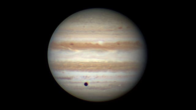 Jupiter mit Kallisto am Morgen des 19. Oktober 2025