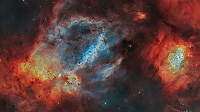 Hummerschere und Hubble-Blase