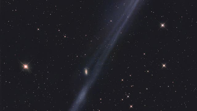 Komet C/2025 A6 Lemmon bei Galaxie NGC 3675