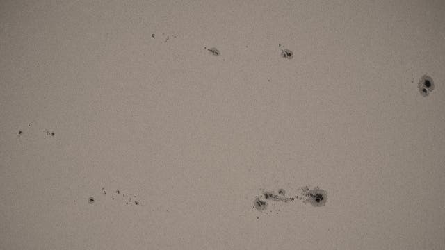 Die Sonnenfecken am 21. Januar 2025
