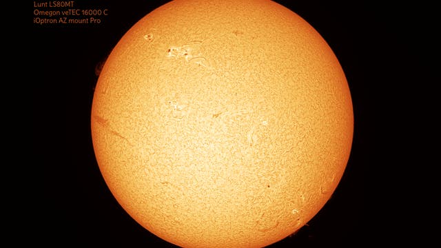 Die Sonne am 12. Juni 2025