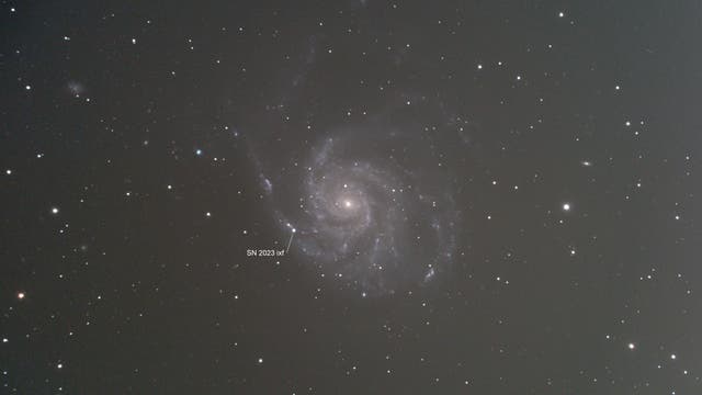 M 101 mit SN 2023 ixf