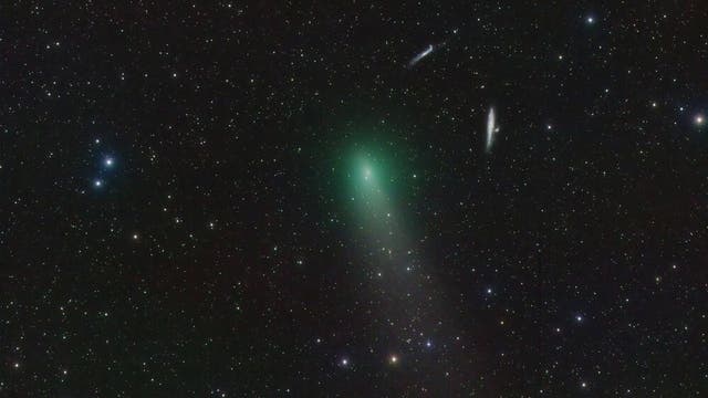 Comet 45P sails in the dark