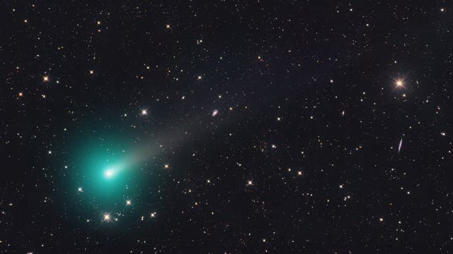 Komet im Maximum