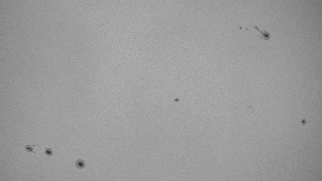 Sonnenfleckengruppen am 7. September 2025