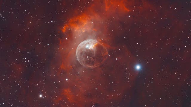 NGC 7635 bei gutem Seeing