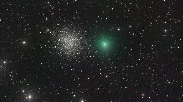 Comet 88P Howell and globular cluster NGC 5897