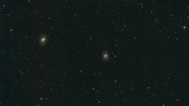 Galaxien M95/M96 im Sternbild Löwe (Leo)