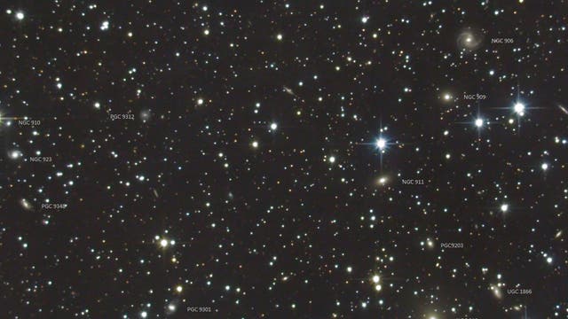 Abell 347 in Andromeda - Bezeichnungen