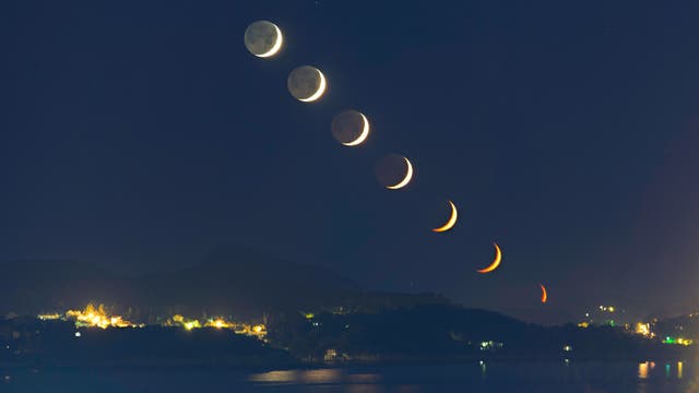 Aschfahles Mondlicht über Elaphitischen Inseln