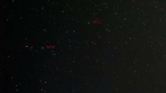 Messier 10 und Messier 12