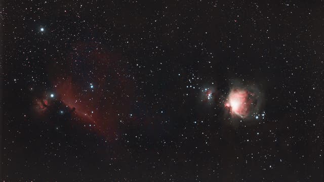 Pferdekopfnebel und Nebel Messier 42 