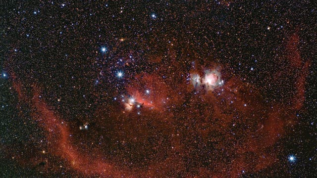 Barnards Loop und Orionnebel