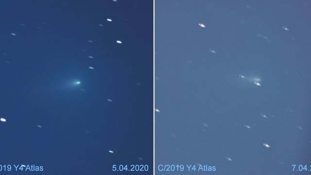 Der Anfang vom Ende der Komet Atlas Show?