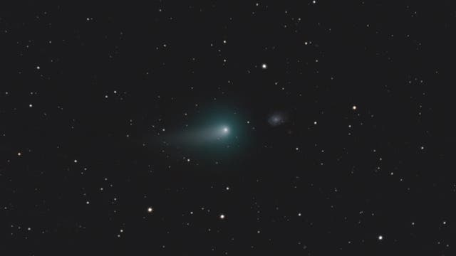Komet C/2012 K1 PANSTARRS bei NGC 3614