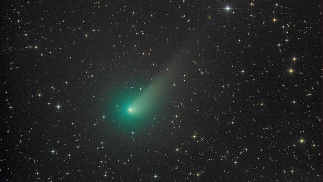 Komet Johnson C/2015 V2 steht (fast) still