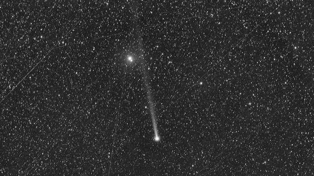 Komet C/2025 R2 mit mehr als drei Grad Schweif