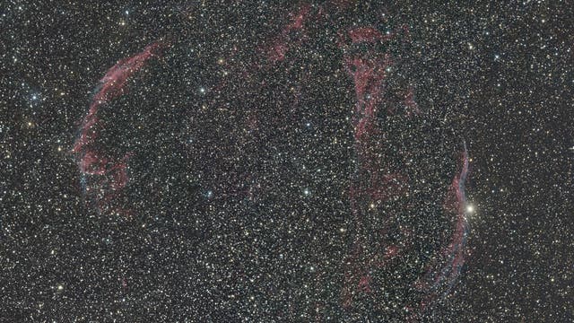 Mosaik des Zirrusnebels im Sternbild Schwan