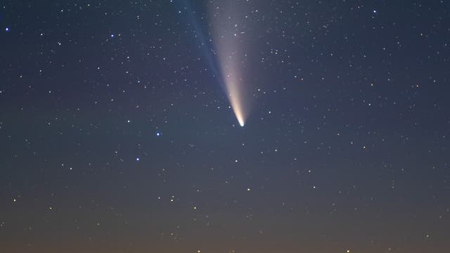 Komet Neowise von heute morgen auf der Wasserkuppe