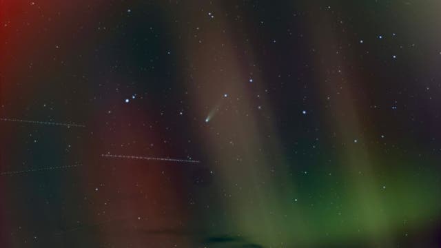 C/2025 A6 (Lemmon) mit Polarlicht