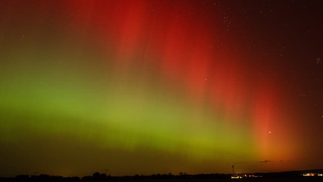 Aurora borealis in Sachsen Anhalt 