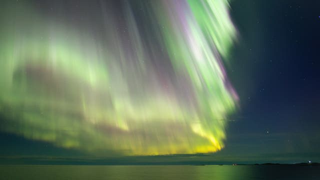 Intensives Polarlicht