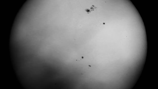 Die Sonne am 11. November 2025