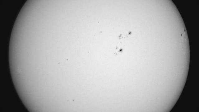 Die Sonne am 3. Oktober 2025