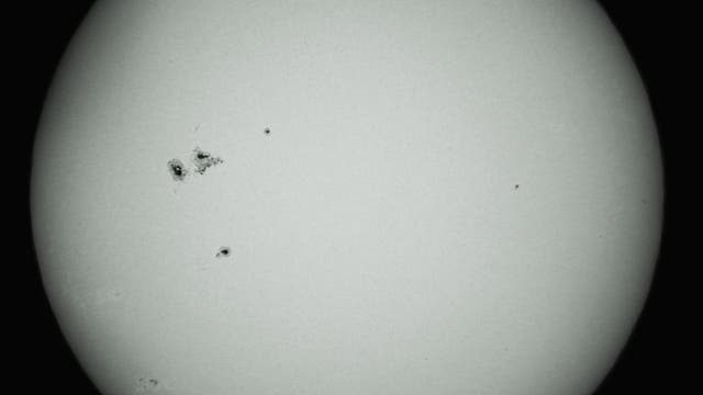 Die Sonne am 7. November 2025