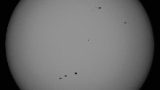 Die Sonne am 7. September 2025