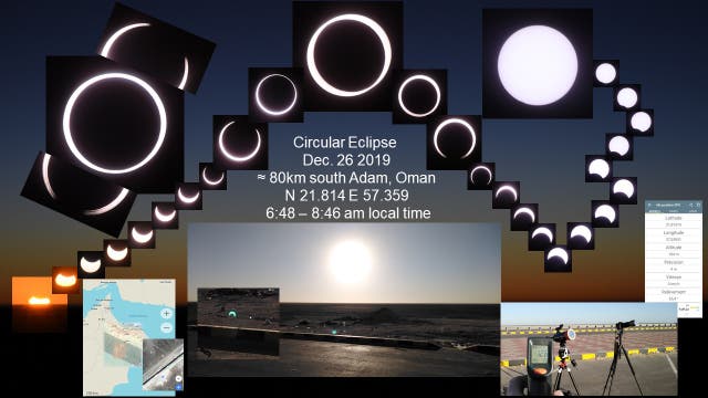 Die ringförmige Sonnenfinsternis vom 26. Dezember 2019