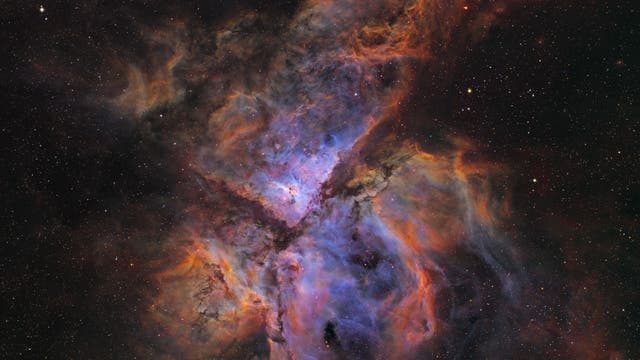Eta-Carina-Nebel in Hubble-Palette