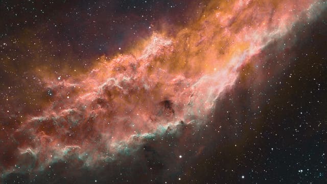 NGC 1499 Californianebel in alternativen Hubble-Farben