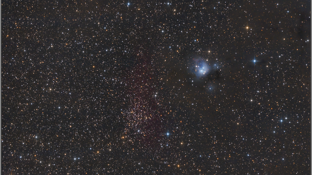 NGC 7129 und NGC 7142 (Neubearbeitung)