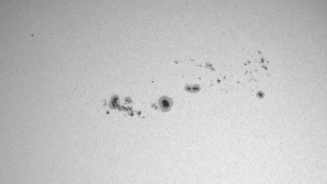 Sonnenfleckengruppe am 4. Februar 2025