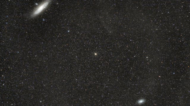 M31 Andromedagalaxie und M33 Dreiecksgalaxie