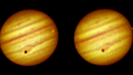 Transit von Callisto und Io über Jupiter am 30. Juli 2021