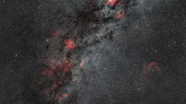 The Andromeda galaxy & the milky way