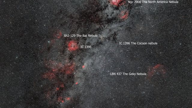 The Andromeda galaxy & the milky way