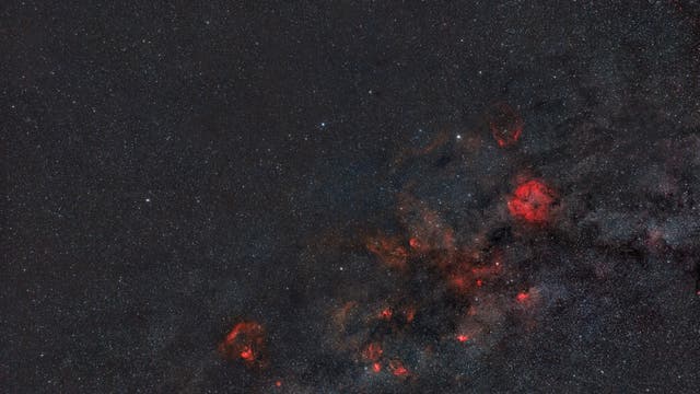 The milky way in Cepheus