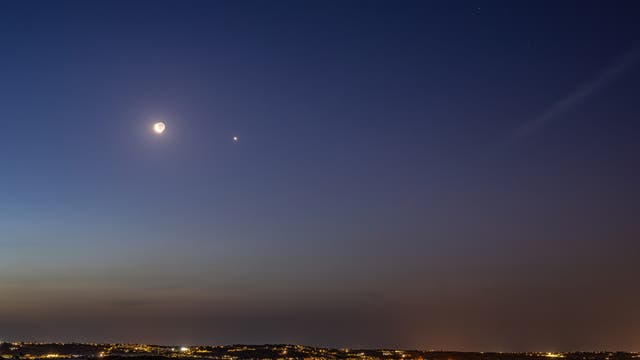 Conjunction at dawn