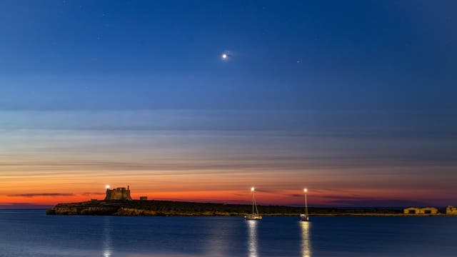 Venus and Saturn